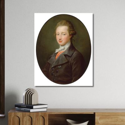 Portrait Of A Gentleman Pompeo Batoni pbt23 canvas print 