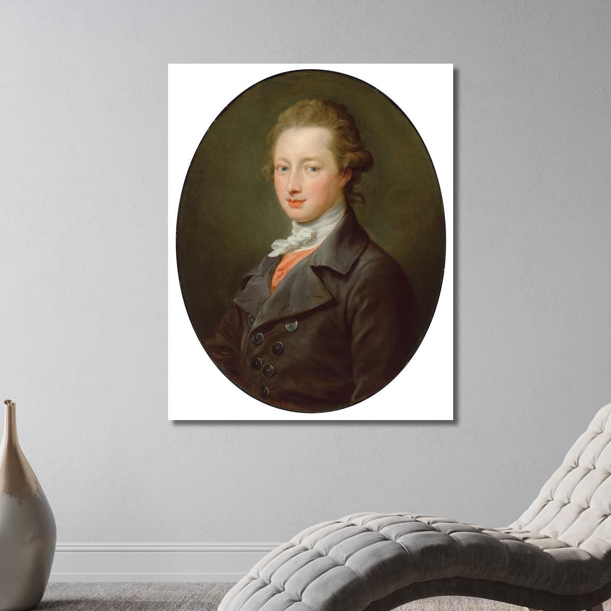 Portrait Of A Gentleman Pompeo Batoni pbt23 canvas print 