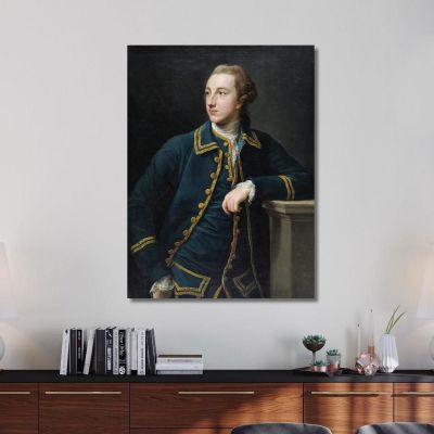 Portrait Of A Man In A Green Suit Pompeo Batoni pbt27 canvas print 