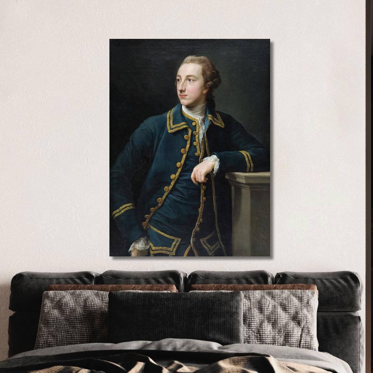 Portrait Of A Man In A Green Suit Pompeo Batoni pbt27 canvas print 