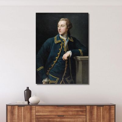 Portrait Of A Man In A Green Suit Pompeo Batoni pbt27 canvas print 