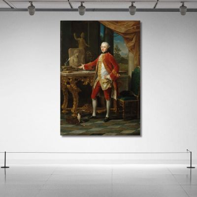 Portrait Of A Young Man Pompeo Batoni pbt29 canvas print 