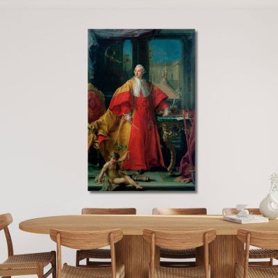 Portrait Of Abbondio Rezzonico Pompeo Batoni pbt30 canvas print 