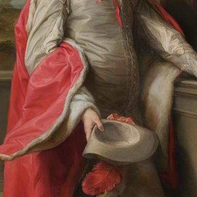 Portrait Of John 3Rd Baron Monson Of Burton Pompeo Batoni pbt34 canvas print