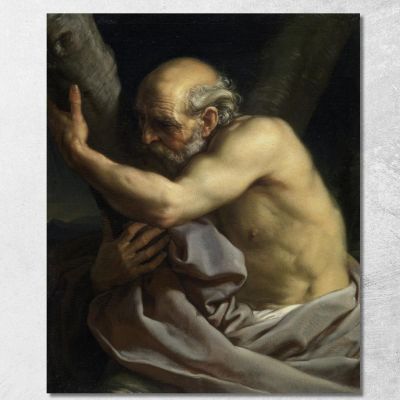 Saint Andrew Pompeo Batoni pbt41 canvas print 