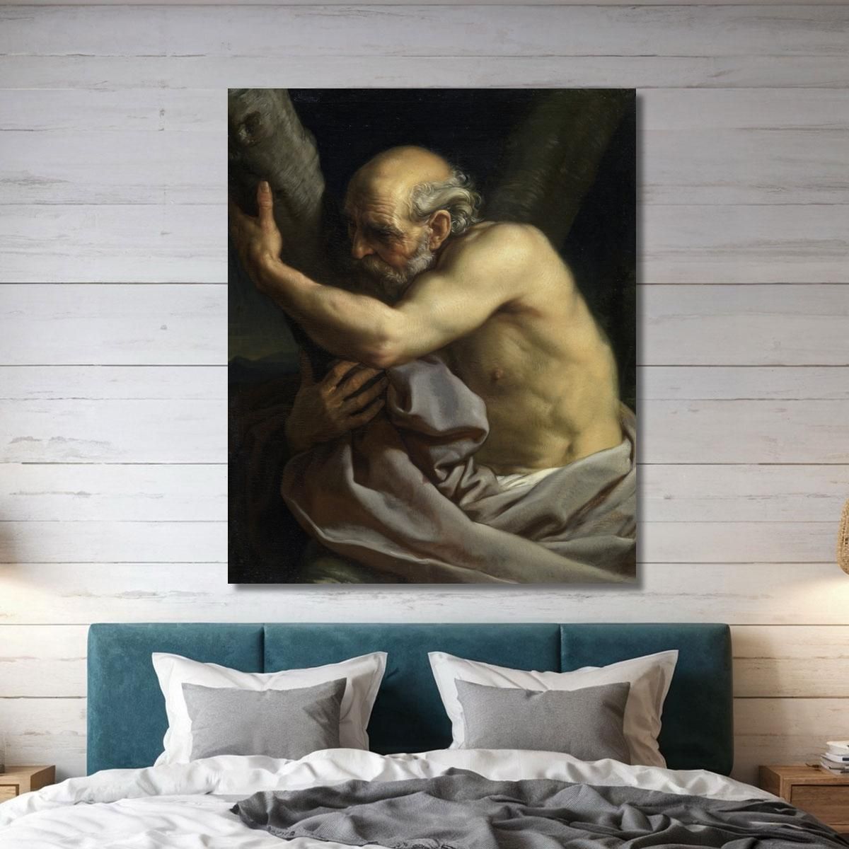 Saint Andrew Pompeo Batoni pbt41 canvas print 