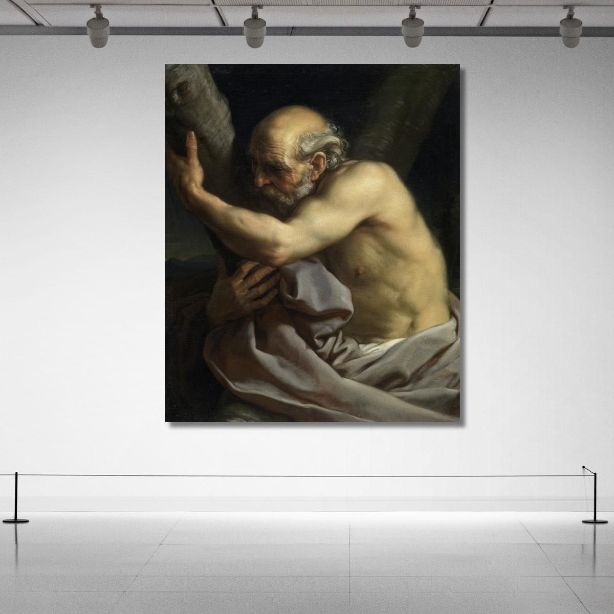 Saint Andrew Pompeo Batoni pbt41 canvas print 