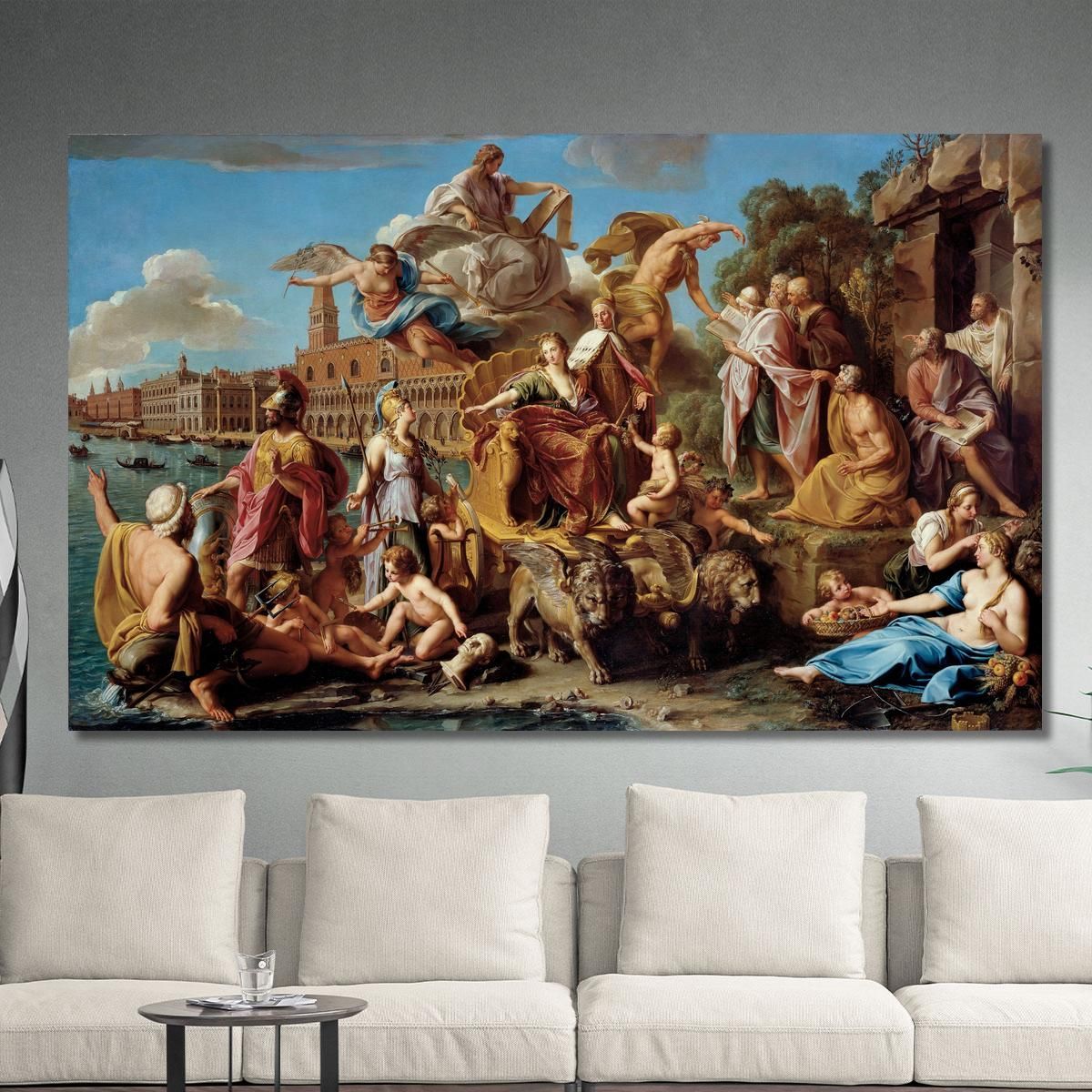 The Triumph Of Venice Pompeo Batoni pbt52 canvas print 