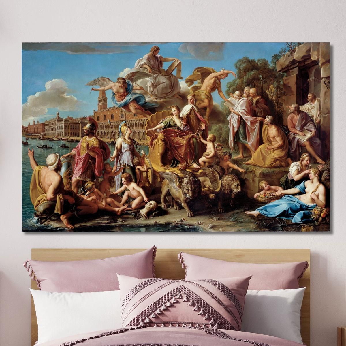 The Triumph Of Venice Pompeo Batoni pbt52 canvas print 