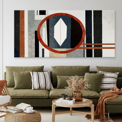 Framework Abstract Shapes Abstract Geometric Colors absh3 canvas print 