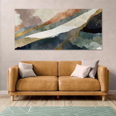 Framework Abstract Shapes The Shades Of The Landscape absh25 canvas print 