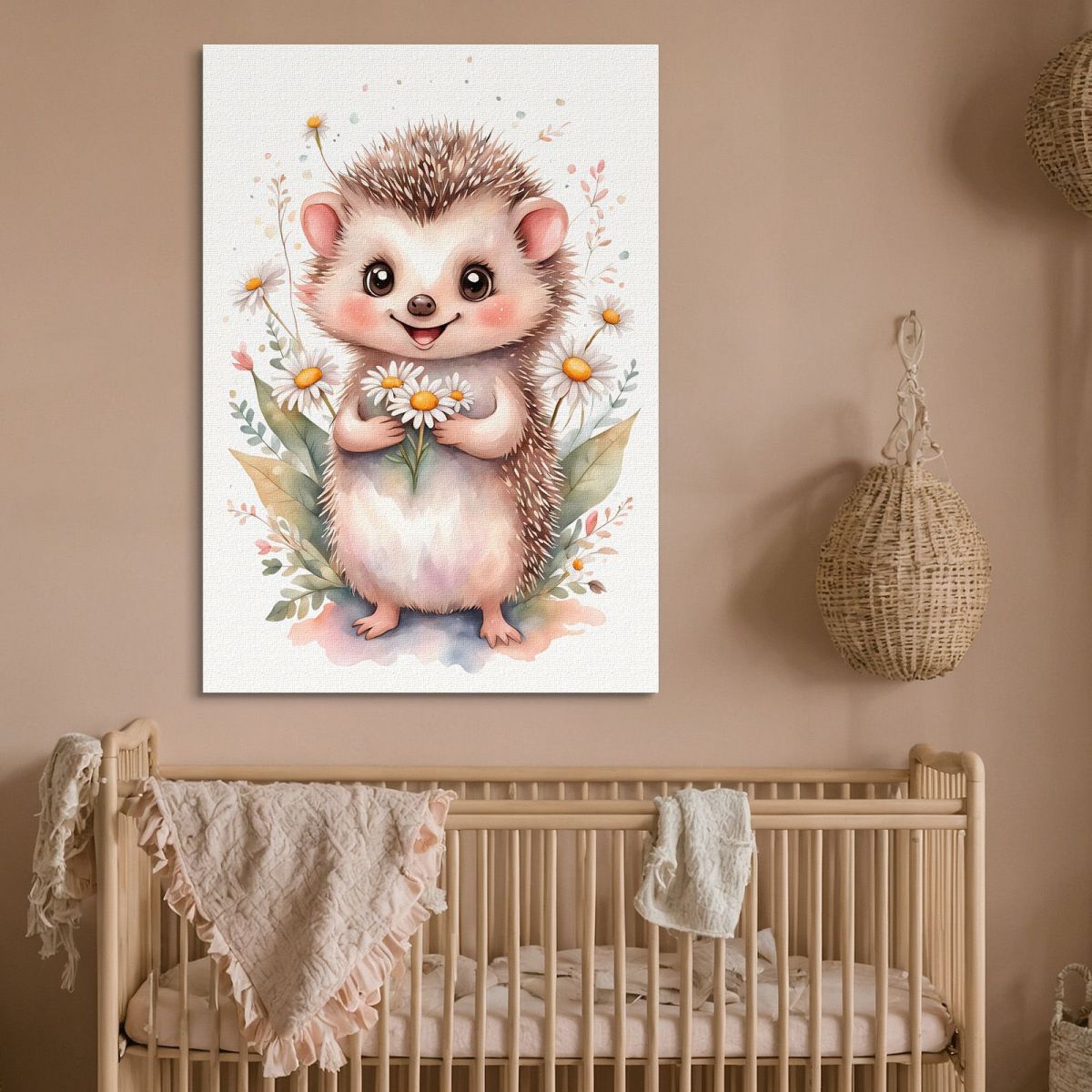 Hedgehog nursery bedding best sale