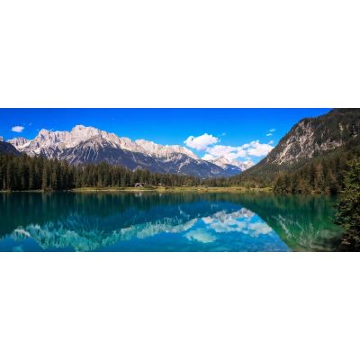 Mountains Painting Snow-Capped Mountains Piercing The Mists With Jagged Peaks And Rocky Structures mow26 canvas print 