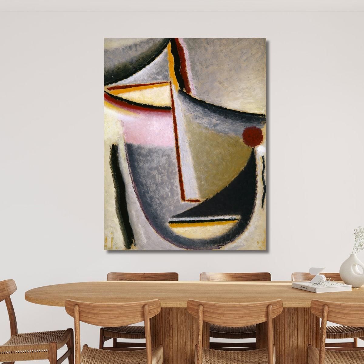 Abstract Head Constructive Head Alexej von Jawlensky avj1 canvas print 