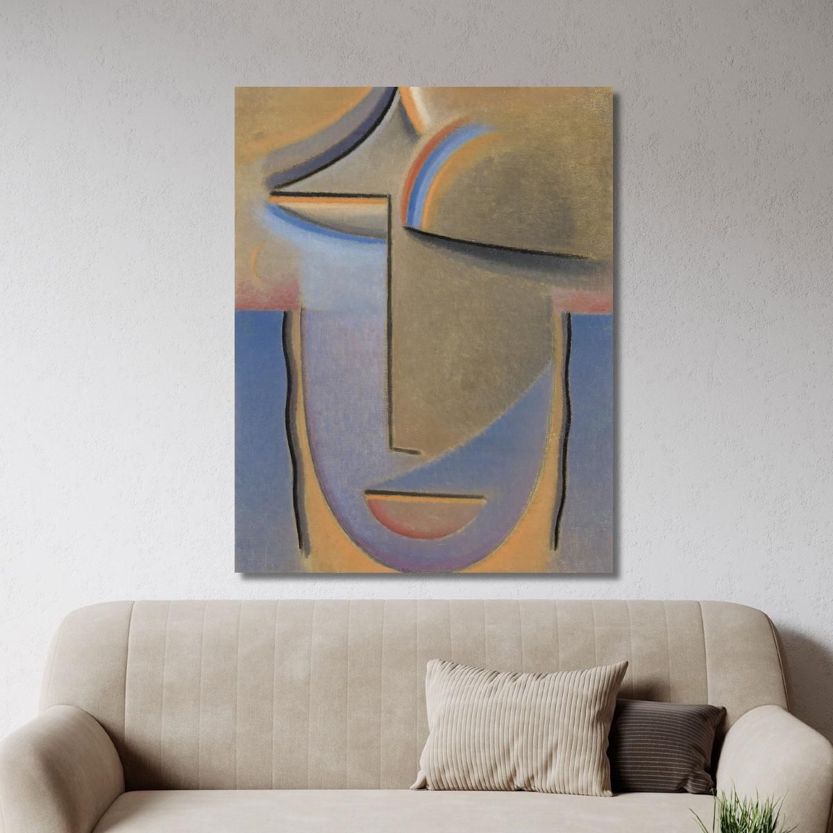 Abstract Head Evening Alexej von Jawlensky avj3 canvas print 