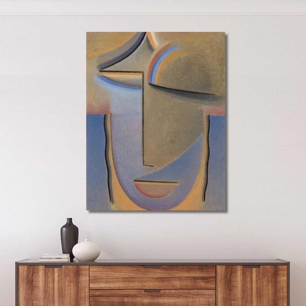 Abstract Head Evening Alexej von Jawlensky avj3 canvas print 