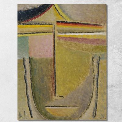 Abstract Head Apollo Alexej von Jawlensky avj7 canvas print 