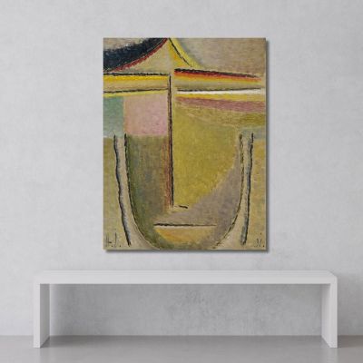 Abstract Head Apollo Alexej von Jawlensky avj7 canvas print 