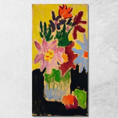 Colorful Flowers 2 Alexej von Jawlensky avj19 canvas print 