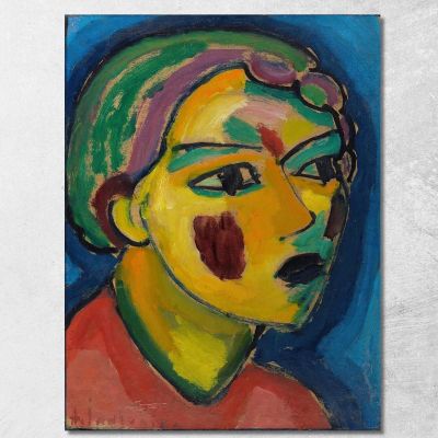 Poet Mystical Head Alexej von Jawlensky avj24 canvas print 