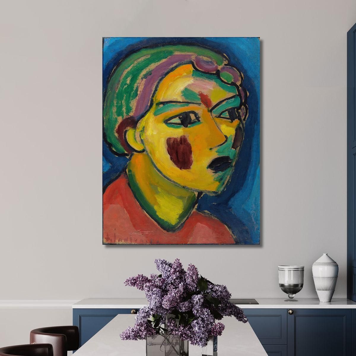 Poet Mystical Head Alexej von Jawlensky avj24 canvas print 