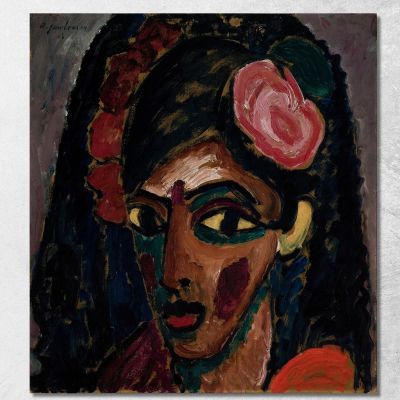 Egyptian Girl Alexej von Jawlensky avj26 canvas print 