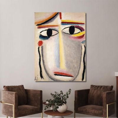 Female Head Alexej von Jawlensky avj28 canvas print 