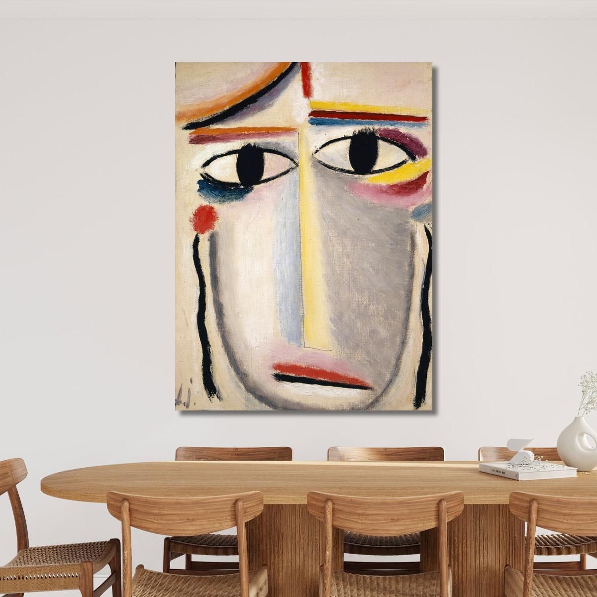 Female Head Alexej von Jawlensky avj28 canvas print 