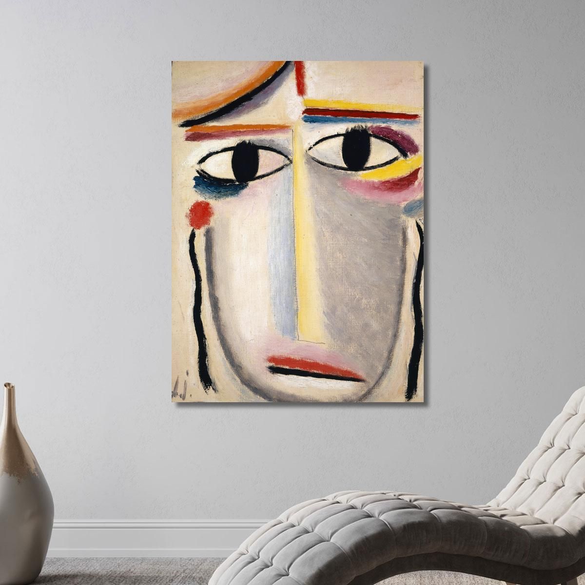 Female Head Alexej von Jawlensky avj28 canvas print 