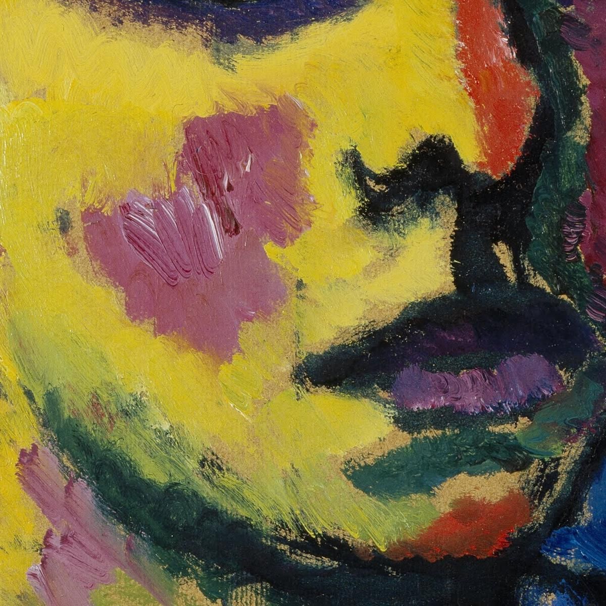 Frauenkopf Head Of A Woman Alexej von Jawlensky avj29 canvas print