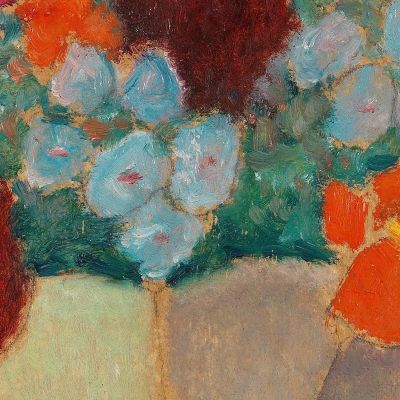 Large Still Life Bright Bouquet Alexej von Jawlensky avj38 canvas print