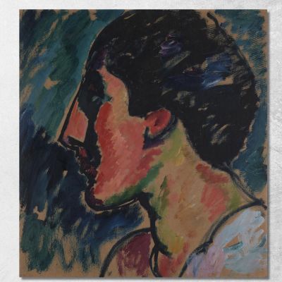 Head Alexej von Jawlensky avj41 canvas print 