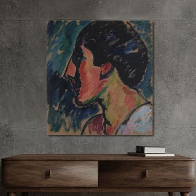 Head Alexej von Jawlensky avj41 canvas print 