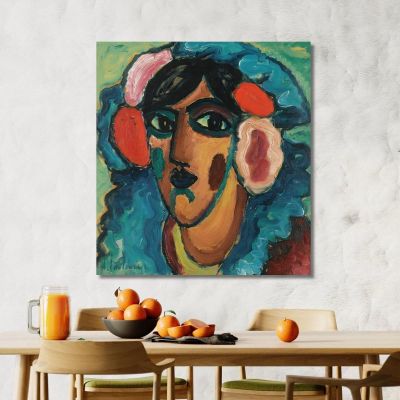 Infanta Spanish Infanta Alexej von Jawlensky, avj43 canvas print