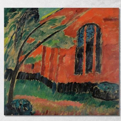 Church In Prerow Church In Prerow Alexej von Jawlensky avj45 canvas print 