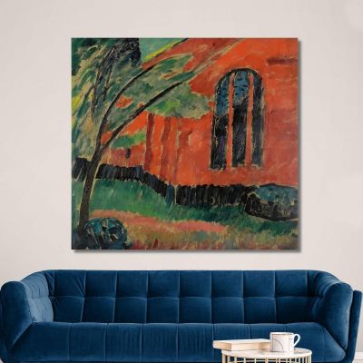 Church In Prerow Church In Prerow Alexej von Jawlensky avj45 canvas print 