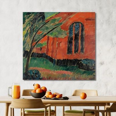 Church In Prerow Church In Prerow Alexej von Jawlensky avj45 canvas print 