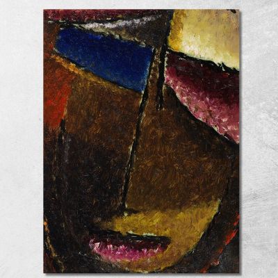 Small Abstract Head Alexej von Jawlensky avj46 canvas print 