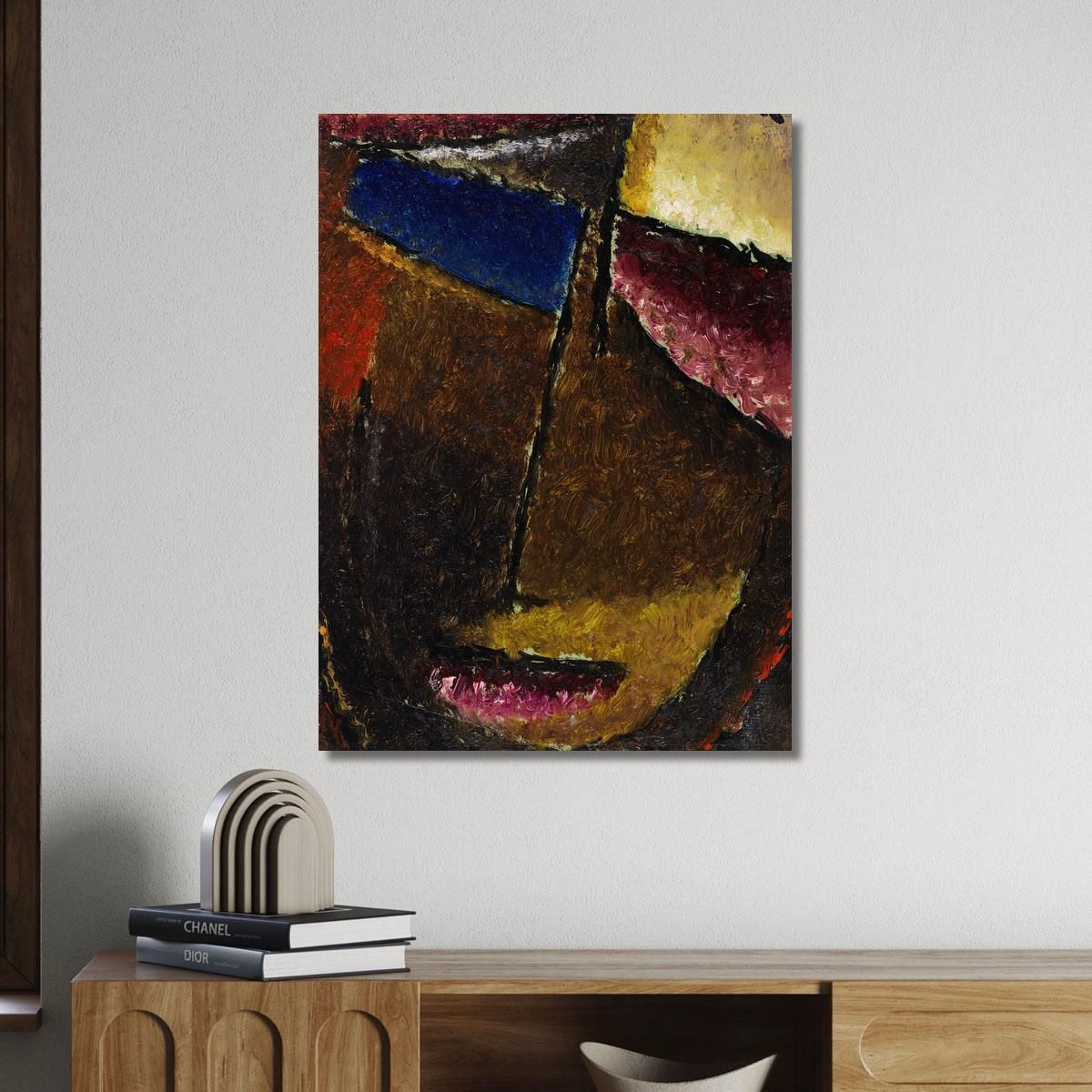 Small Abstract Head Alexej von Jawlensky avj46 canvas print 