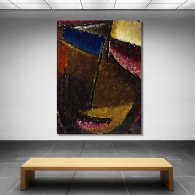 Small Abstract Head Alexej von Jawlensky avj46 canvas print 