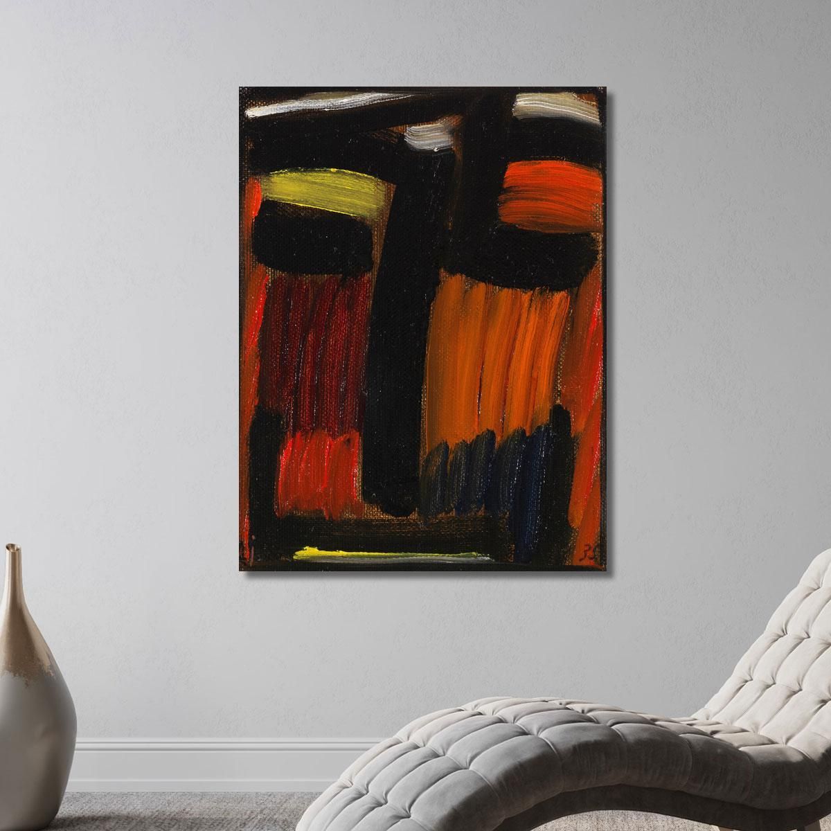 Meditation 3 Alexej von Jawlensky, avj55 canvas print