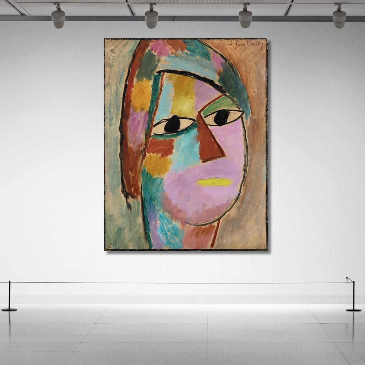 Mystical Head Alexej von Jawlensky avj73 canvas print 