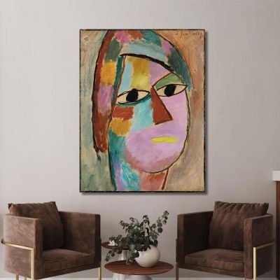 Mystical Head Alexej von Jawlensky avj73 canvas print 