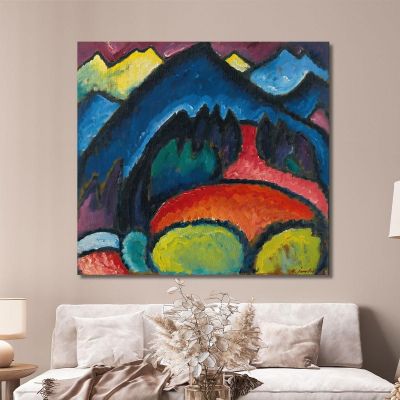 Oberstdorf Mountains Alexej von Jawlensky avj75 canvas print 