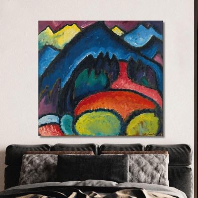 Oberstdorf Mountains Alexej von Jawlensky avj75 canvas print 