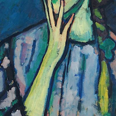 Portrait Of A Girl Alexej von Jawlensky avj77 canvas print