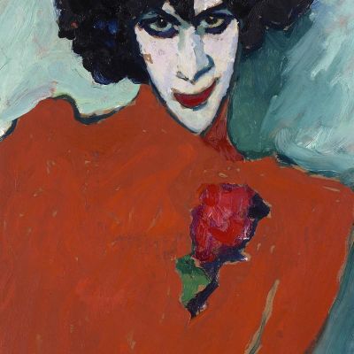 Portrait Of The Dancer Alexander Sacharoff Alexej von Jawlensky avj80 canvas print