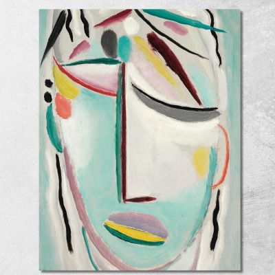 Saviour'S Face Martyr Alexej von Jawlensky avj83 canvas print 