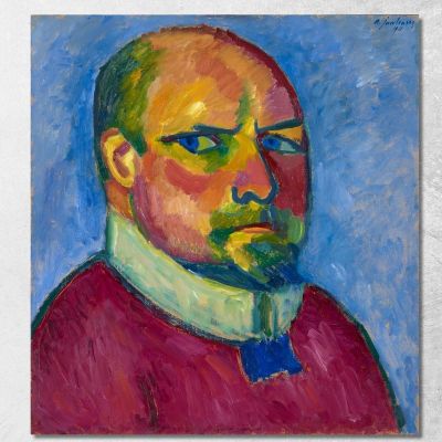 Self-Portrait Alexej von Jawlensky avj87 canvas print 