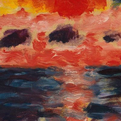 Sunset Borkum Alexej von Jawlensky avj91 canvas print